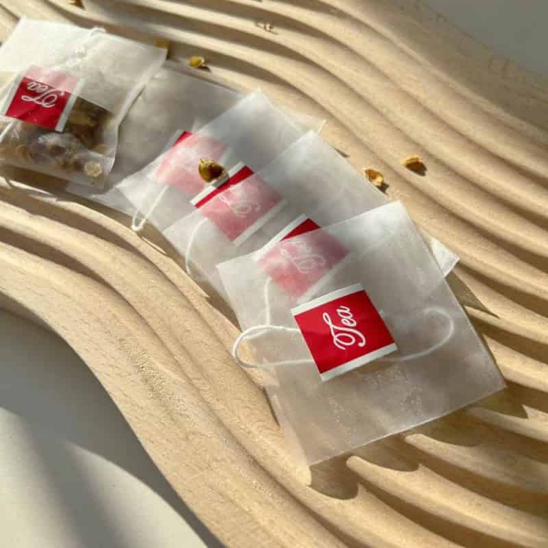Convenient to use drawstring tea bags and reflex tea bags.